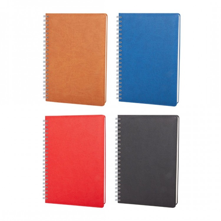 SUBAYEVLERİ SİYAH SPİRALLİ TARİHLİ HAFTALIK AJANDA (20x28 CM)